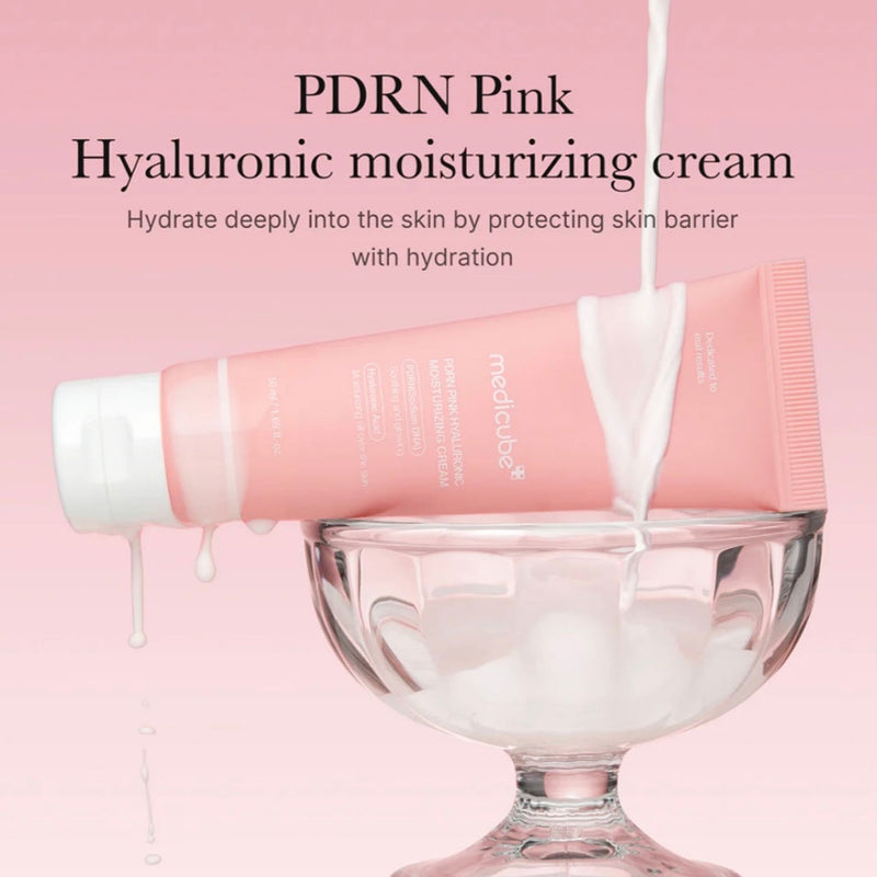 Medicube PDRN Pink Hyaluronic Moisturizing Cream Nudie Glow Australia