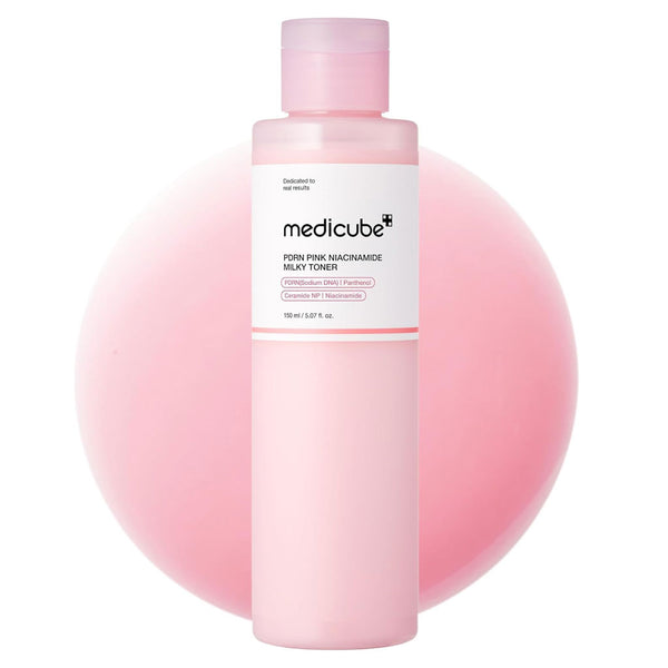 Medicube PDRN Pink Niacinamide Milky Toner Nudie Glow Australia