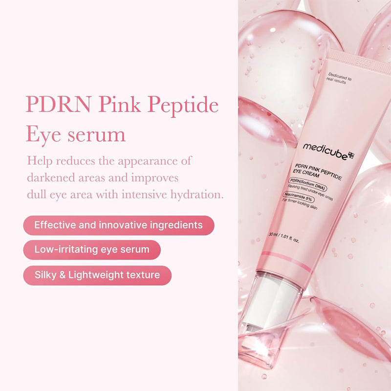 Medicube PDRN Pink Peptide Eye Serum Nudie Glow Australia