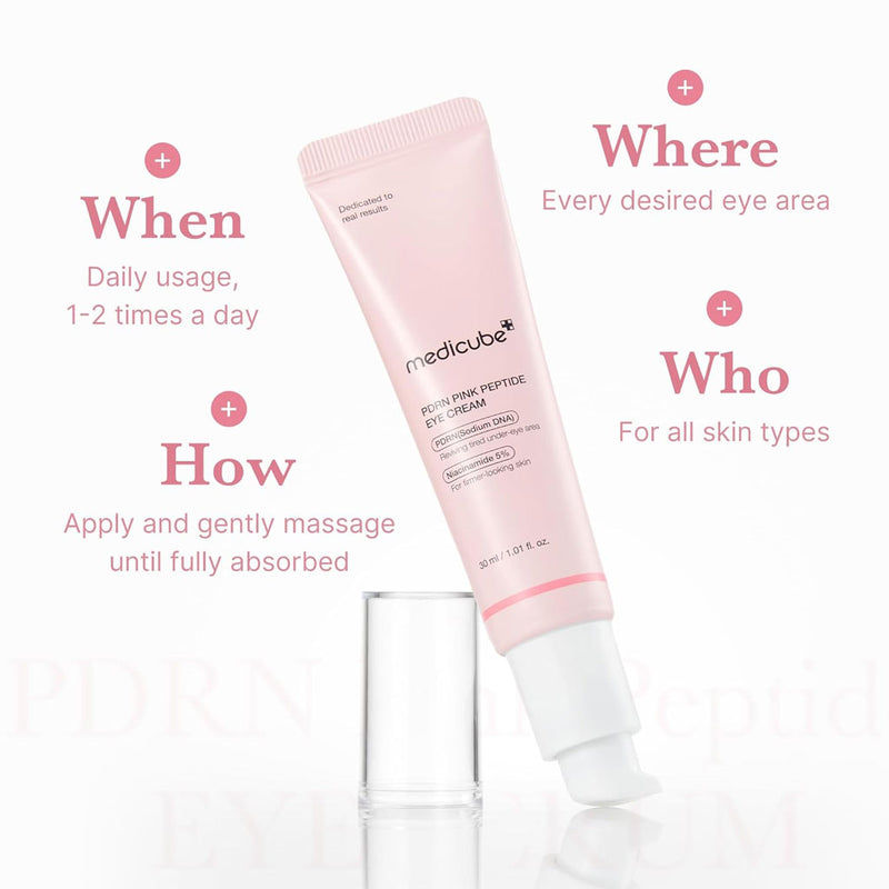 Medicube PDRN Pink Peptide Eye Serum Nudie Glow Australia
