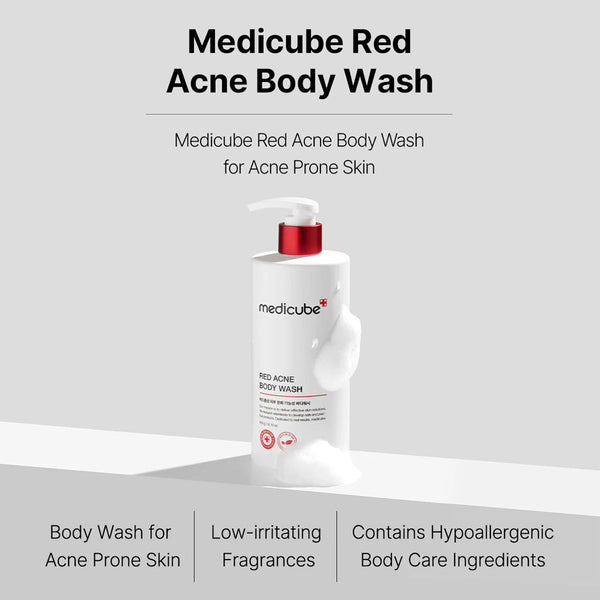 Medicube Red Acne Body Wash 2.0 Nudie Glow Australia