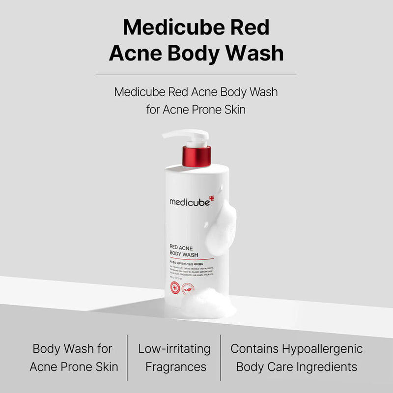 Medicube Red Acne Body Wash 2.0 Nudie Glow Australia