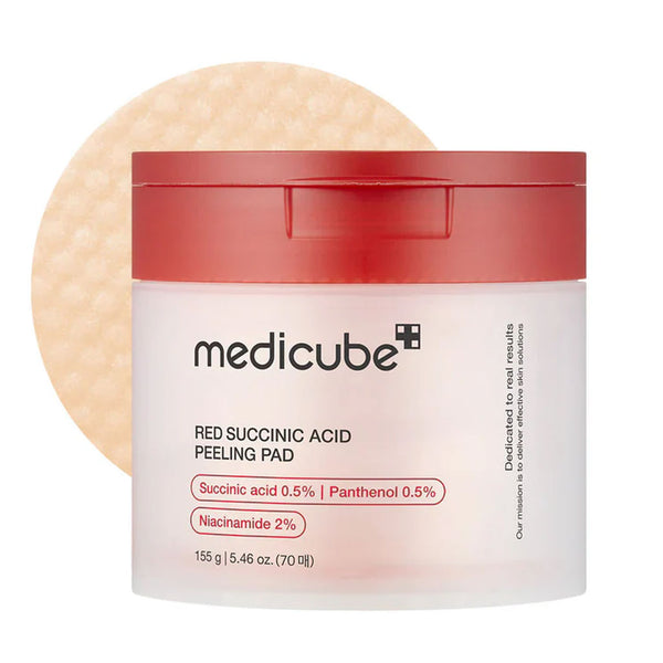 Medicube Red Succinic Acid Peeling Pad Nudie Glow Australia