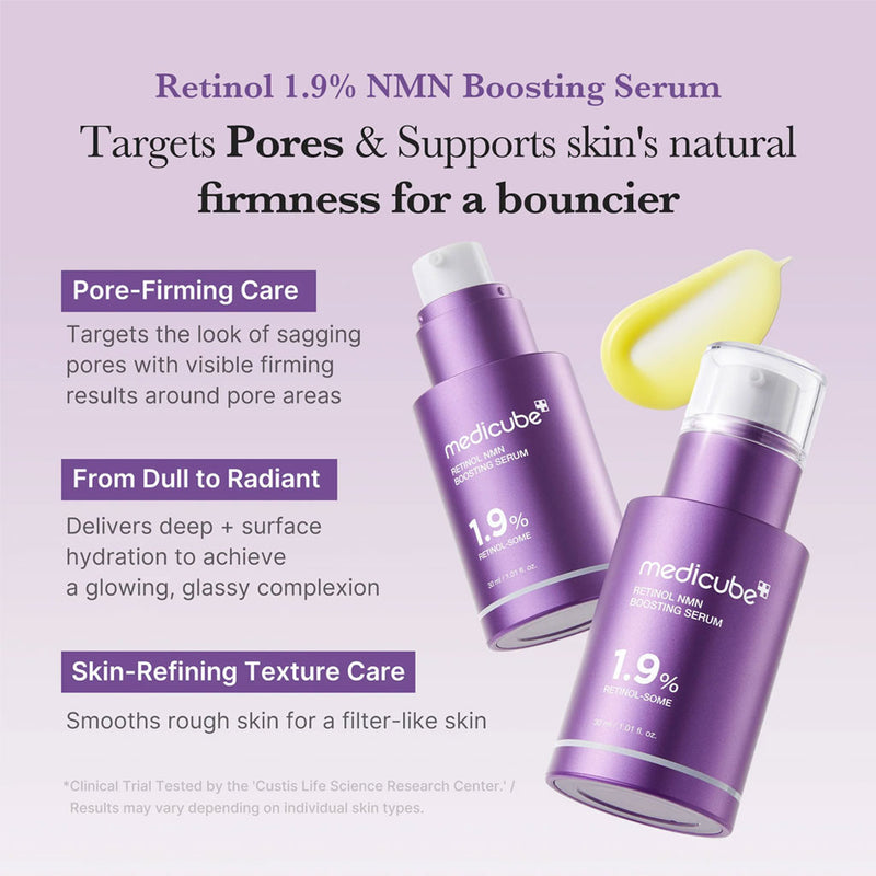 Medicube Retinol NMN Boosting Serum Nudie Glow Australia