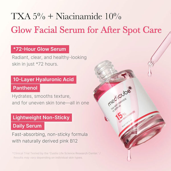 Medicube TXA Niacinamide 15 Serum Nudie Glow Australia