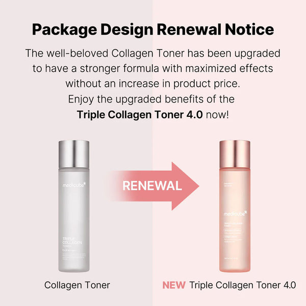 Medicube Triple Collagen Toner 4.0 Nudie Glow Australia