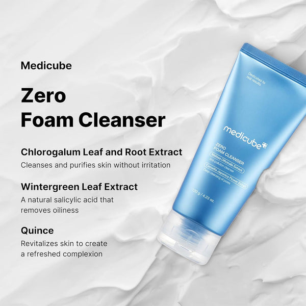 Medicube Zero Foam Cleanser Nudie Glow Australia