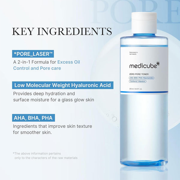 Medicube Zero Pore Toner Nudie Glow Australia