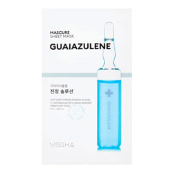 Missha Mascure Sheet Mask Guaiazulene Nudie Glow Australia