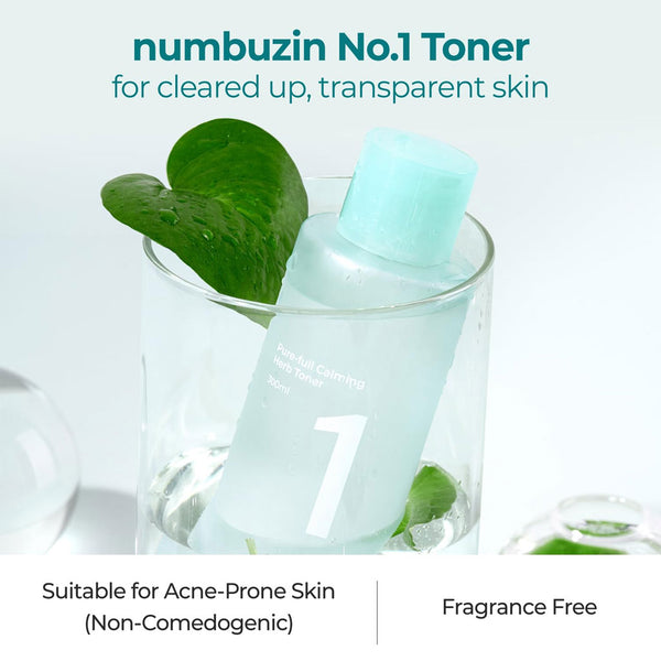 NUMBUZIN No.1 Pure-full Calming Herb Toner Nudie Glow Australia