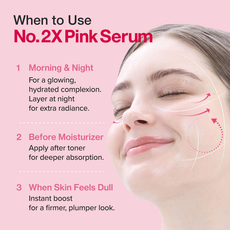 NUMBUZIN No.2 Rose PDRN Collagen 2X Plumping Serum Nudie Glow Australia