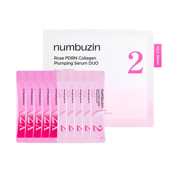 NUMBUZIN No.2 Rose PDRN Collagen Plumping Serum (Sachet) Nudie Glow Australia