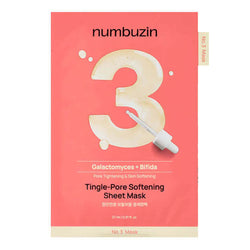 NUMBUZIN No.3 Tingle-Pore Softening Sheet Mask Nudie Glow Australia