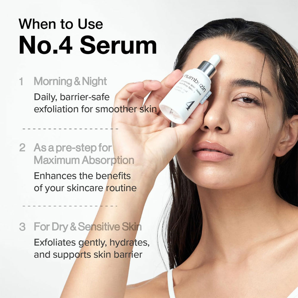 NUMBUZIN No.4 Ceramide AHA Glazed Skin Prep Serum - Nudie Glow