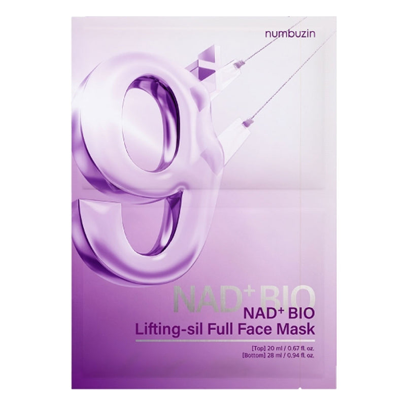 NUMBUZIN No.9 NAD Bio Lifting Full Cover Facial Mask Nudie Glow Australia