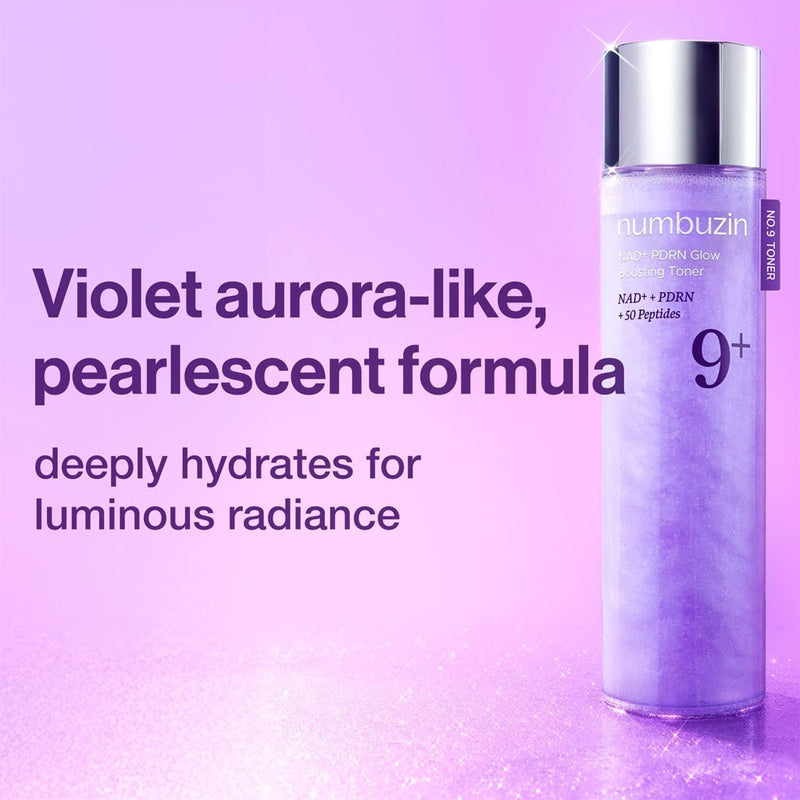 NUMBUZIN No.9 NAD PDRN Glow Boosting Toner Nudie Glow Australia