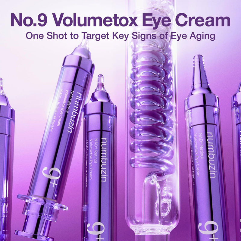 NUMBUZIN No.9 NAD+ Retinol Volumetox Eye Cream Nudie Glow Australia
