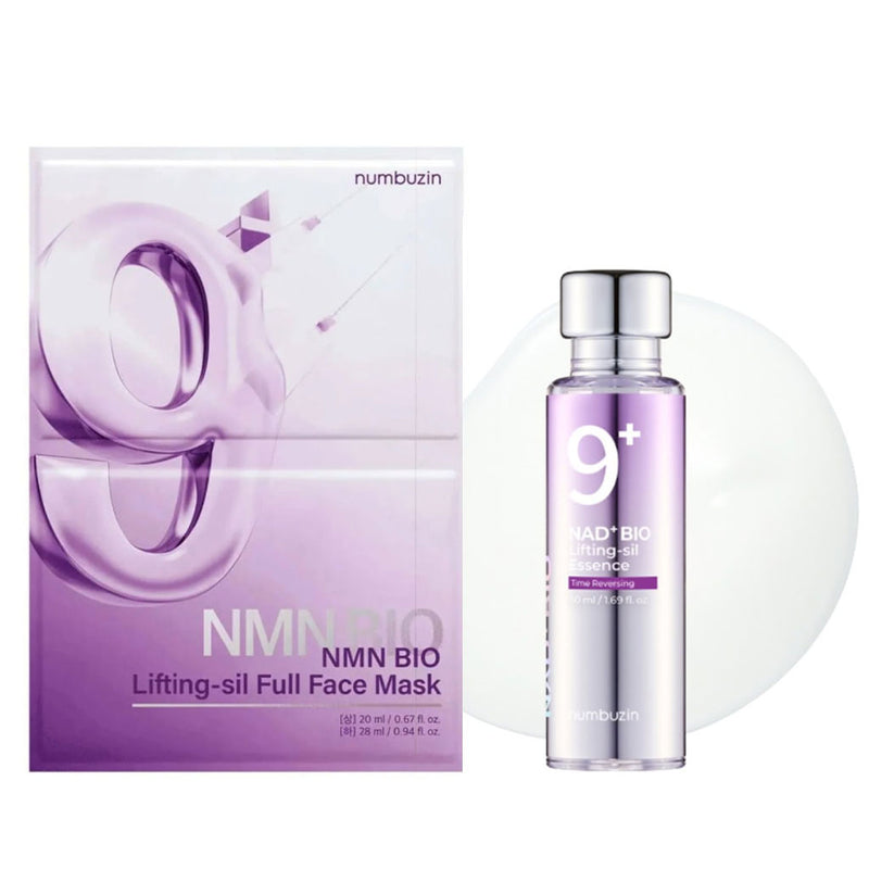 NUMBUZIN No.9 NMN BIO Lifting-sil Essence Set Nudie Glow Australia