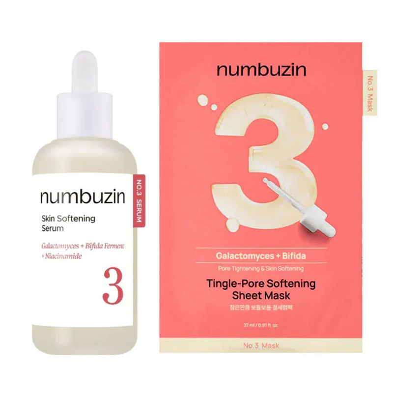 NUMBUZIN No.3 Skin Softening Serum + No. 3 Tingle-Pore Softening