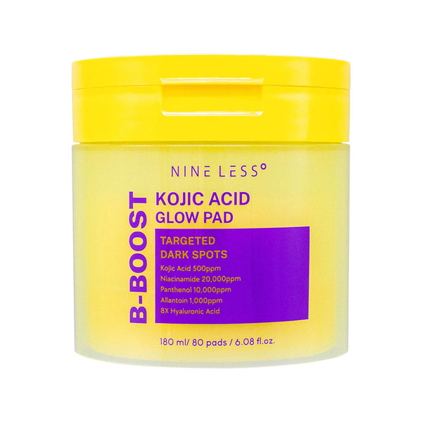 Nine Less B-Boost Kojic Acid Glow Toner Pad Nudie Glow Australia