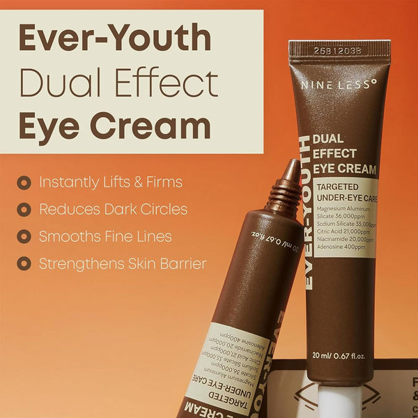 Nine Less Ever-Youth Dual Effect Eye Cream Nudie Glow Australia