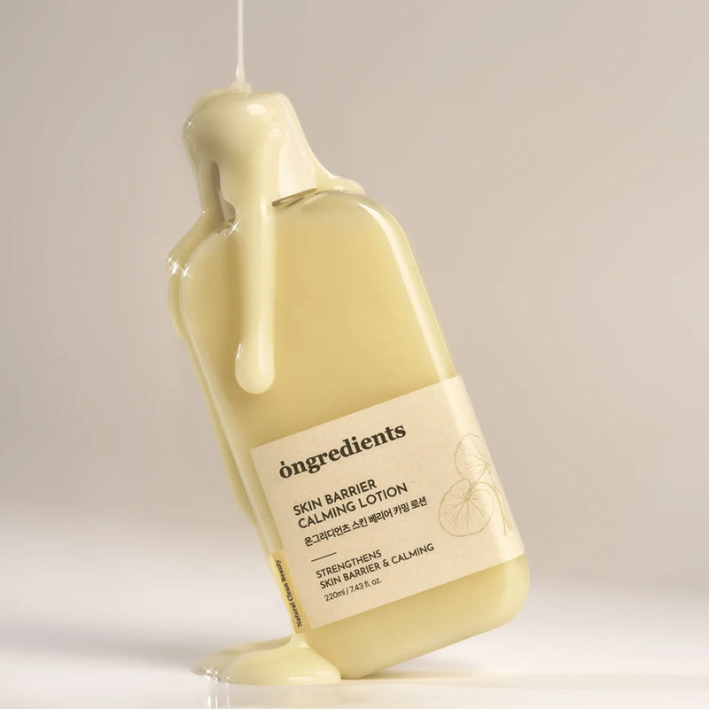 Ongredients Skin Barrier Calming Lotion Nudie Glow Australia