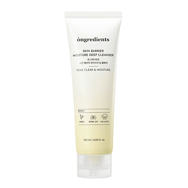 Ongredients Skin Barrier Moisture Deep Cleanser Nudie Glow Australia