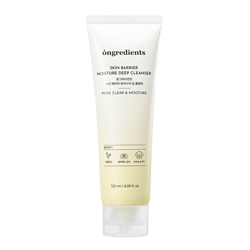 Ongredients Skin Barrier Moisture Deep Cleanser Nudie Glow Australia