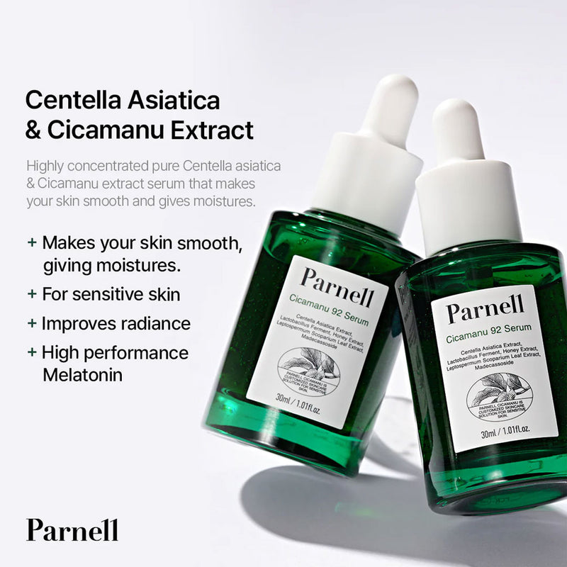 Parnell Cicamanu 92 Serum Nudie Glow Australia