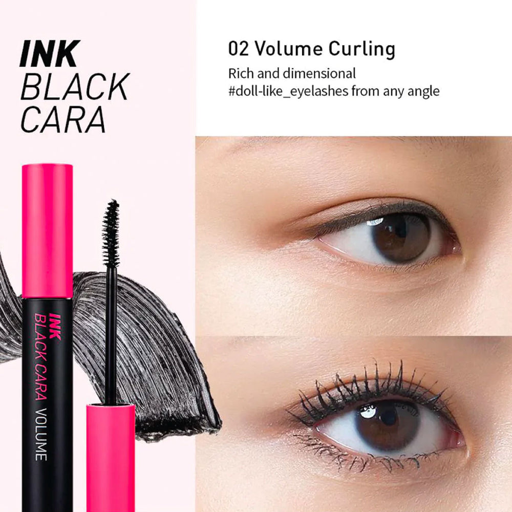 INK ALL BLACK CARA 02 VOLUME CURLING
