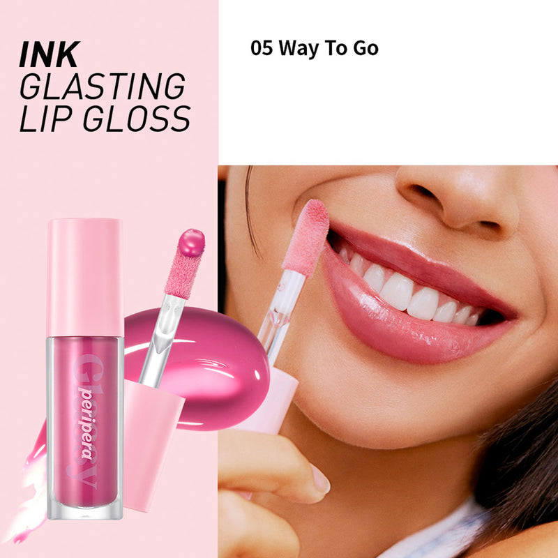 Peripera Ink Glasting Lip Gloss #05 WAY TO GO Nudie Glow Australia