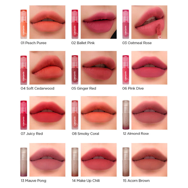 Peripera Ink Mood Matte Tint (10 Colours) - Nudie Glow Australia