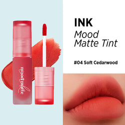 Peripera Ink Mood Matte Tint #04 SOFT CEDARWOOD Nudie Glow Australia