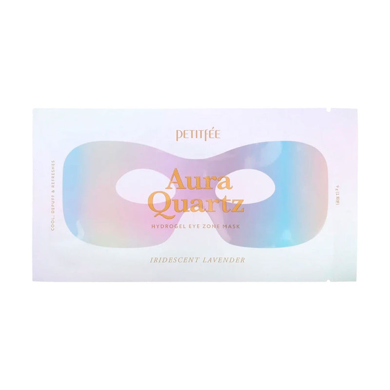 Petitfee Aura Quartz Hydrogel Eye Zone Beauty Mask (Iridescent Lavender) Nudie Glow Australia