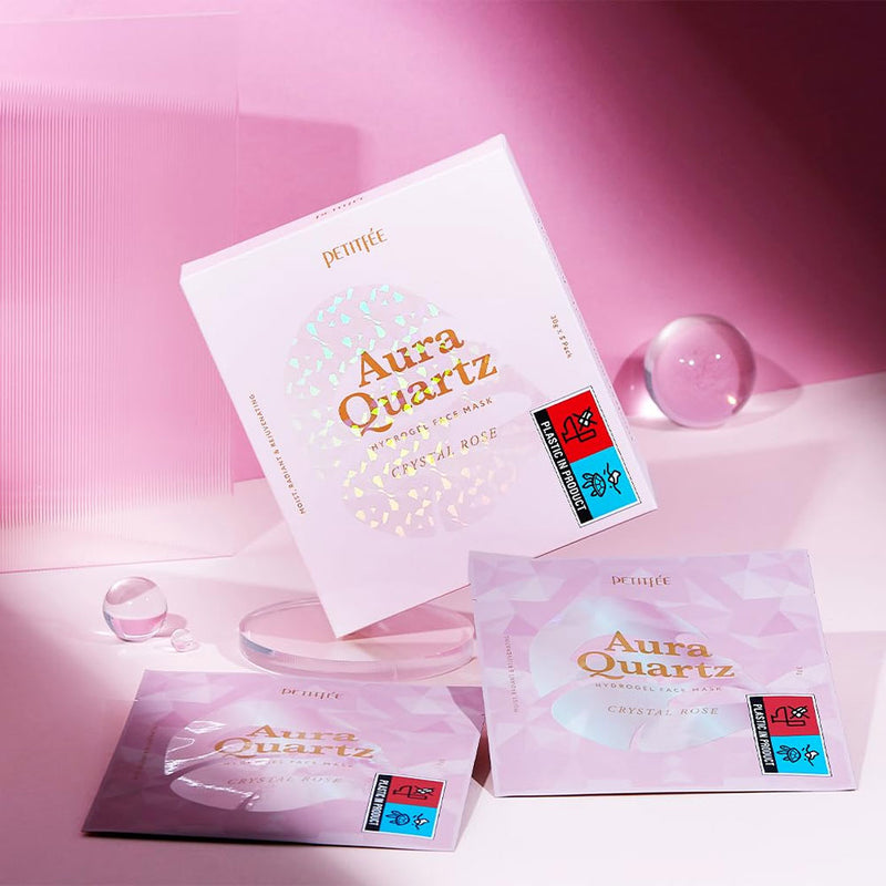 Petitfee Aura Quartz Hydrogel Face Mask Nudie Glow Australia