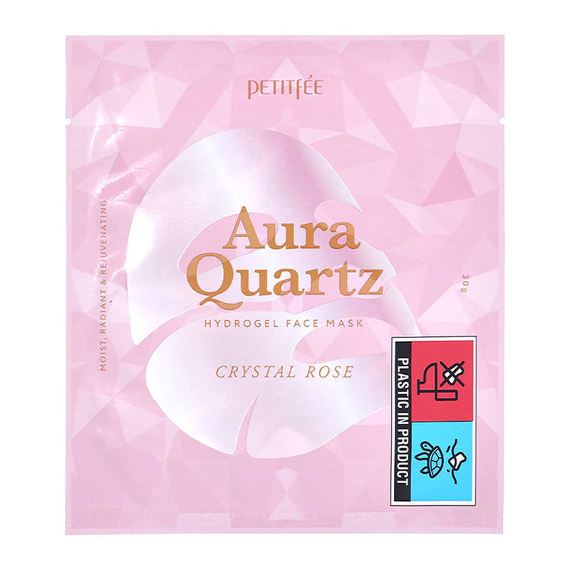 Petitfee Aura Quartz Hydrogel Face Mask Nudie Glow Australia