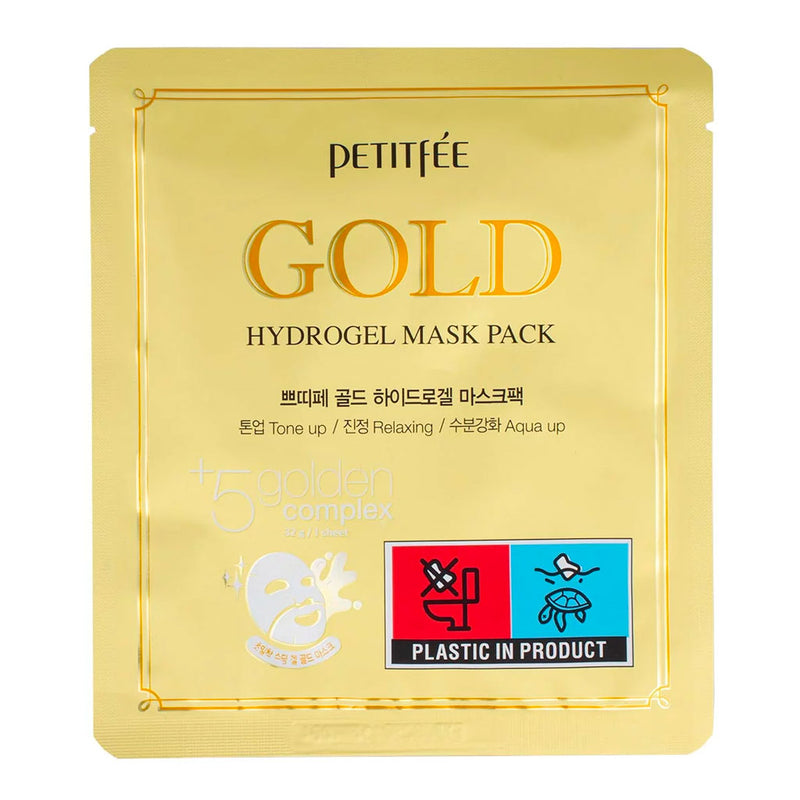 Petitfee Gold Hydrogel Mask Pack Nudie Glow Australia