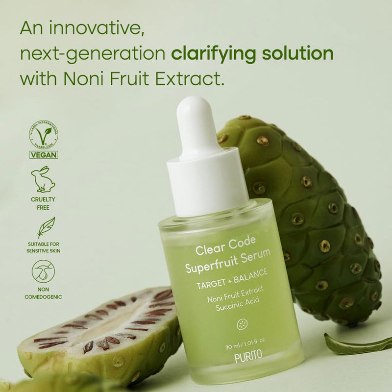 Purito Clear Code Superfruit Serum Nudie Glow Australia