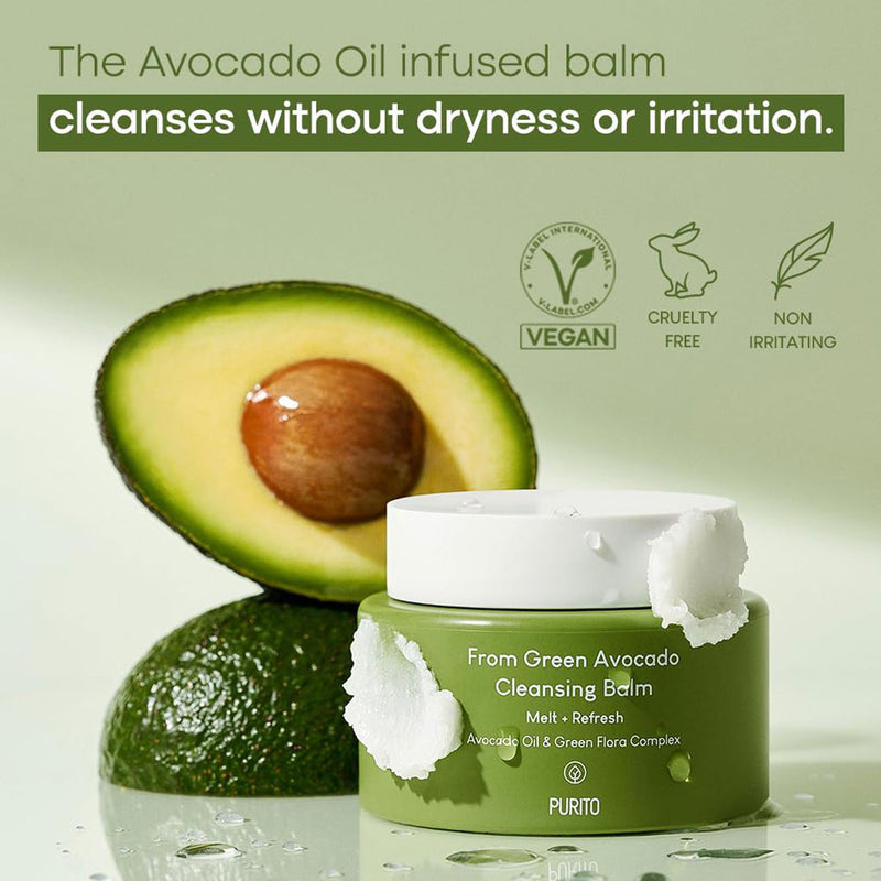 Purito From Green Avocado Cleansing Balm Nudie Glow Australia