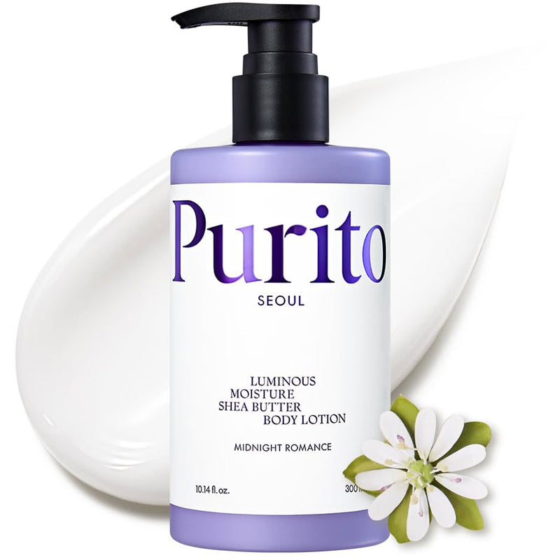 Purito Luminous Moisture Shea Butter Body Lotion Midnight Romance Nudie Glow Australia