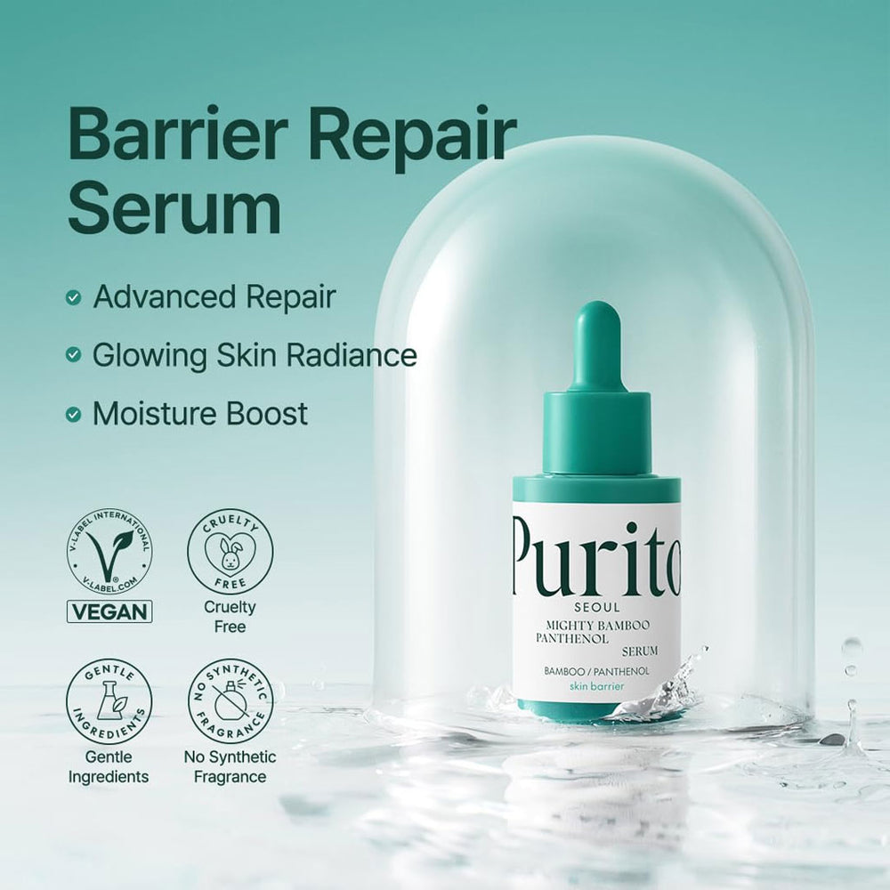 Purito Mighty Bamboo Panthenol Serum - Nudie Glow Australia