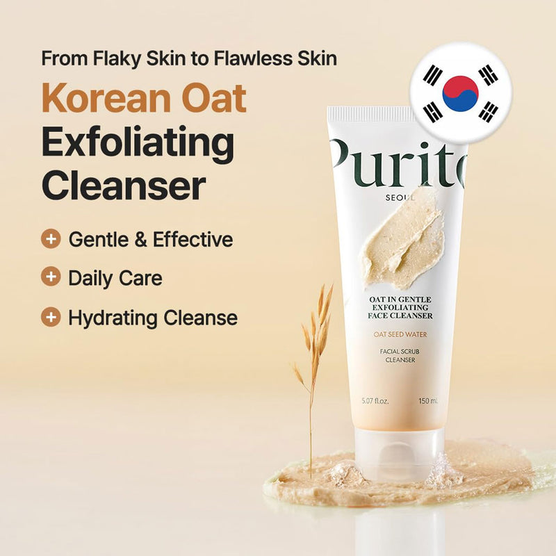 Purito Oat In Gentle Exfoliating Face Cleanser Nudie Glow Australia