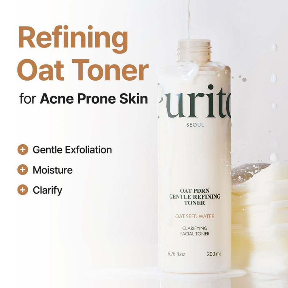 Purito Oat PDRN Gentle Refining Toner - Nudie Glow Australia