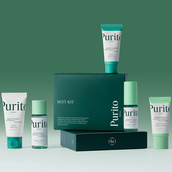 Purito Seoul Best Kit Nudie Glow Australia