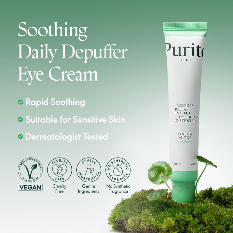 Purito Wonder Releaf Centella Eye Cream Unscented Nudie Glow Australia