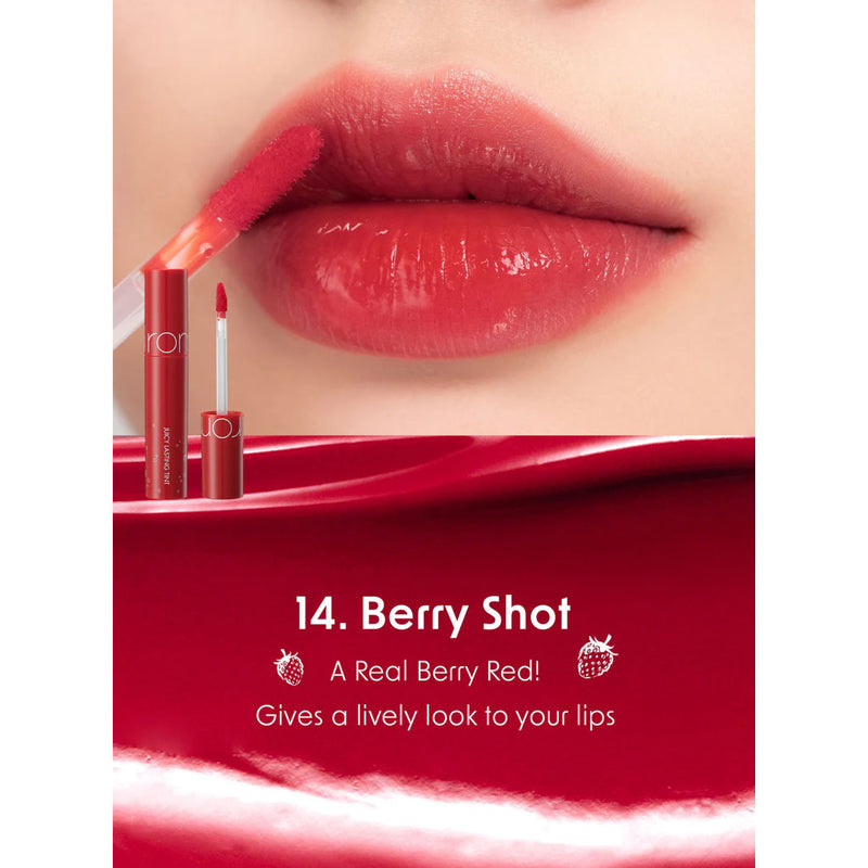 ROMAND Juicy Lasting Tint #14 BERRY SHOT Nudie Glow Australia