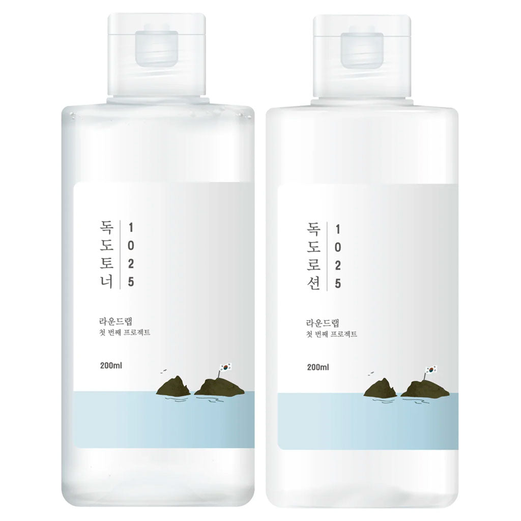 Round Lab 1025 Dokdo Toner + Lotion Special Set - Nudie Glow Australia