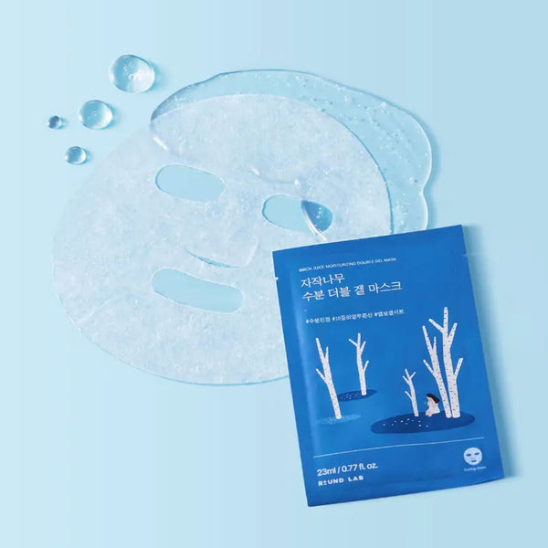 Round Lab Birch Juice Moisturizing Double Gel Mask Nudie Glow Australia