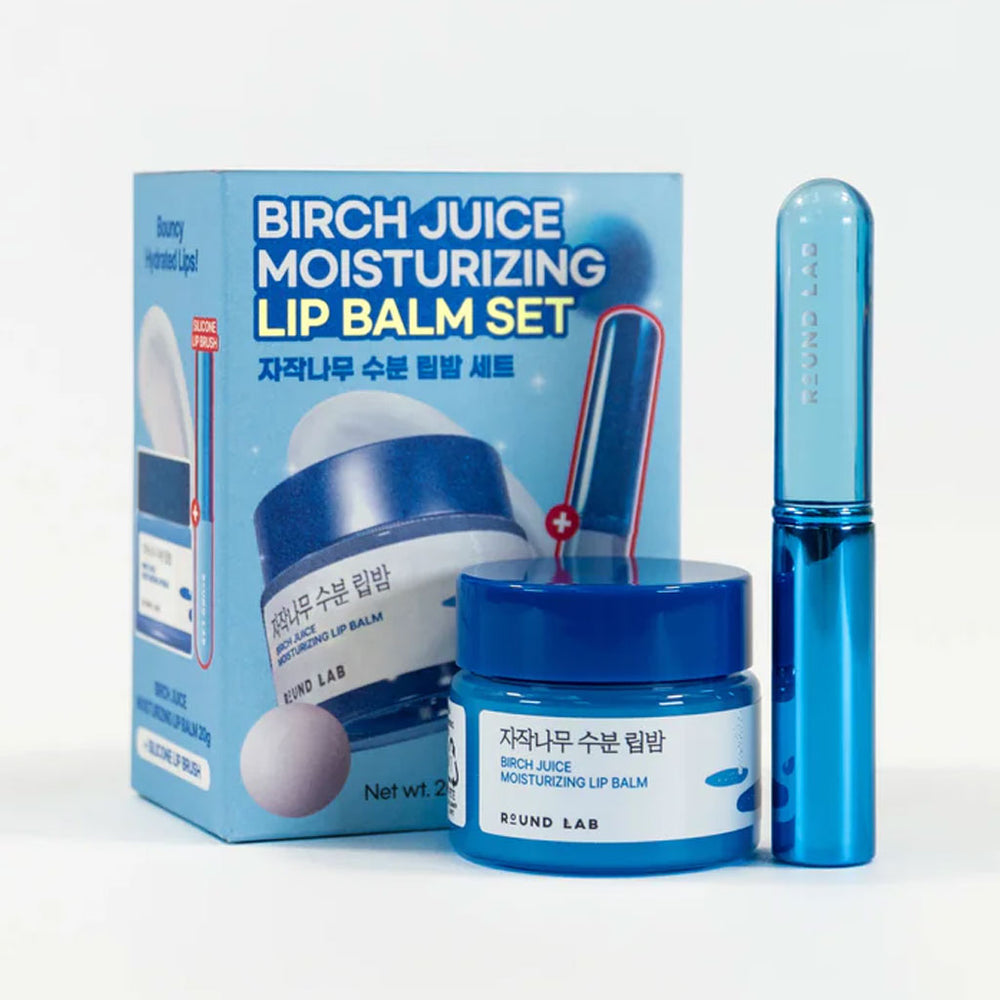 BIRCH JUICE MOISTURIZING Lip Balm + Brush