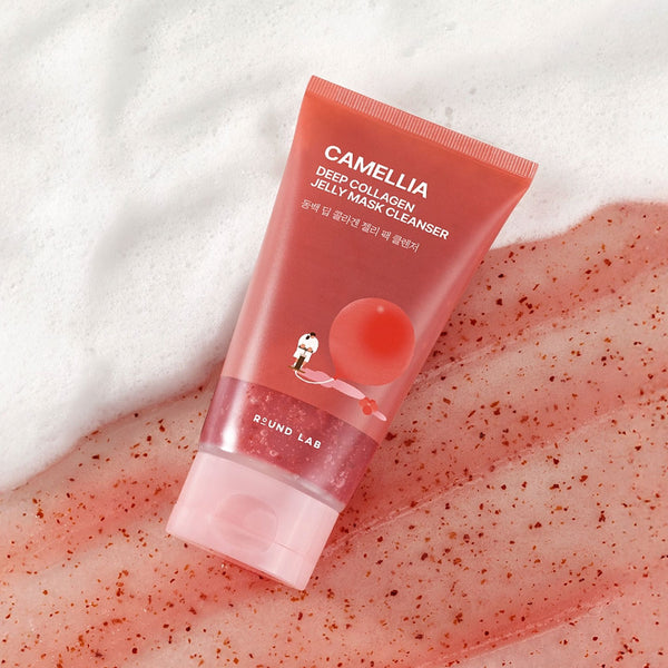 Round Lab Camellia Deep Collagen Jelly Mask Cleanser Nudie Glow Australia